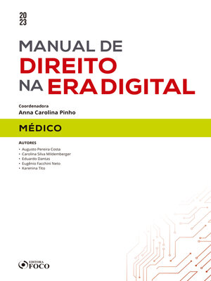cover image of Manual de direito na era digital--Médico